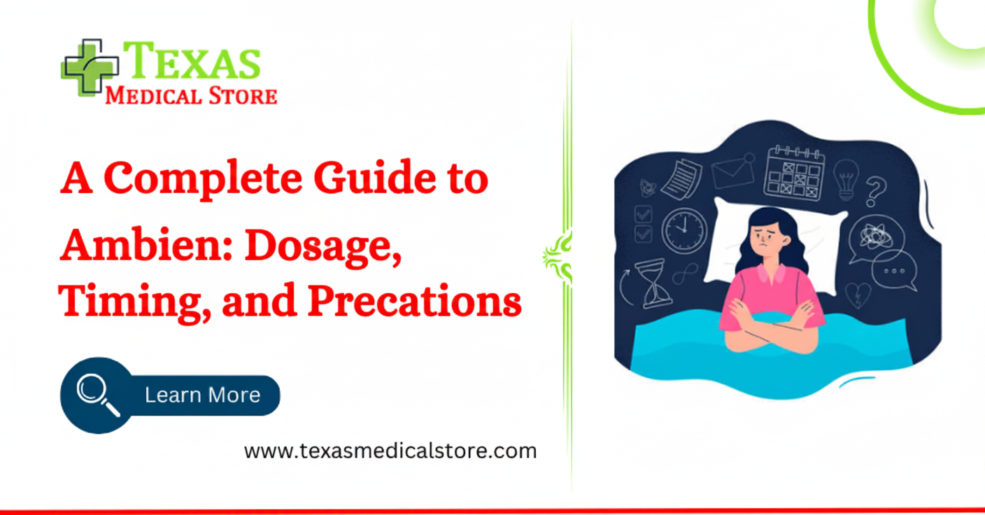 A Complete Guide to Ambien Dosage, Timing, and Precautions